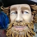 Il volto di Jovanotti del Carnevale di Maiori diventa virale ed entusiasma i più grandi maestri carristi