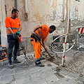 Lavori alla condotta idrica a Maiori