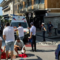 Maiori, incidente su Via Nuova Chiunzi: coinvolti auto e scooter /FOTO