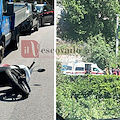 Maiori, scooter impatta contro parapetto: occupanti finiscono sotto la sede stradale