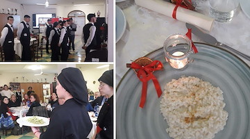 A Maiori gli studenti diventano chef, camerieri e sommelier per il pranzo di Natale del “Marini-Gioia-Comite” 