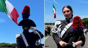 Carabinieri, Giorgia Vitale di Maiori entra nell'Arma e giura fedeltà alla Repubblica Italiana