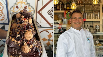 Maiori, a "La Divina" la melanzana alla cioccolata diventa un gelato