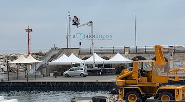 Maiori, in corso i lavori di potenziamento del sistema di videosorveglianza al porto turistico