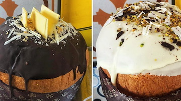 Un Panettone artigianale ripieno di gelato: così si festeggia il Natale alla gelateria "La Divina" di Maiori!