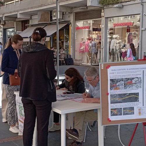 raccolta firme contro la galleria per Minori -Maiori<br />&copy; NOT - Notunnel tra Minori e Maiori